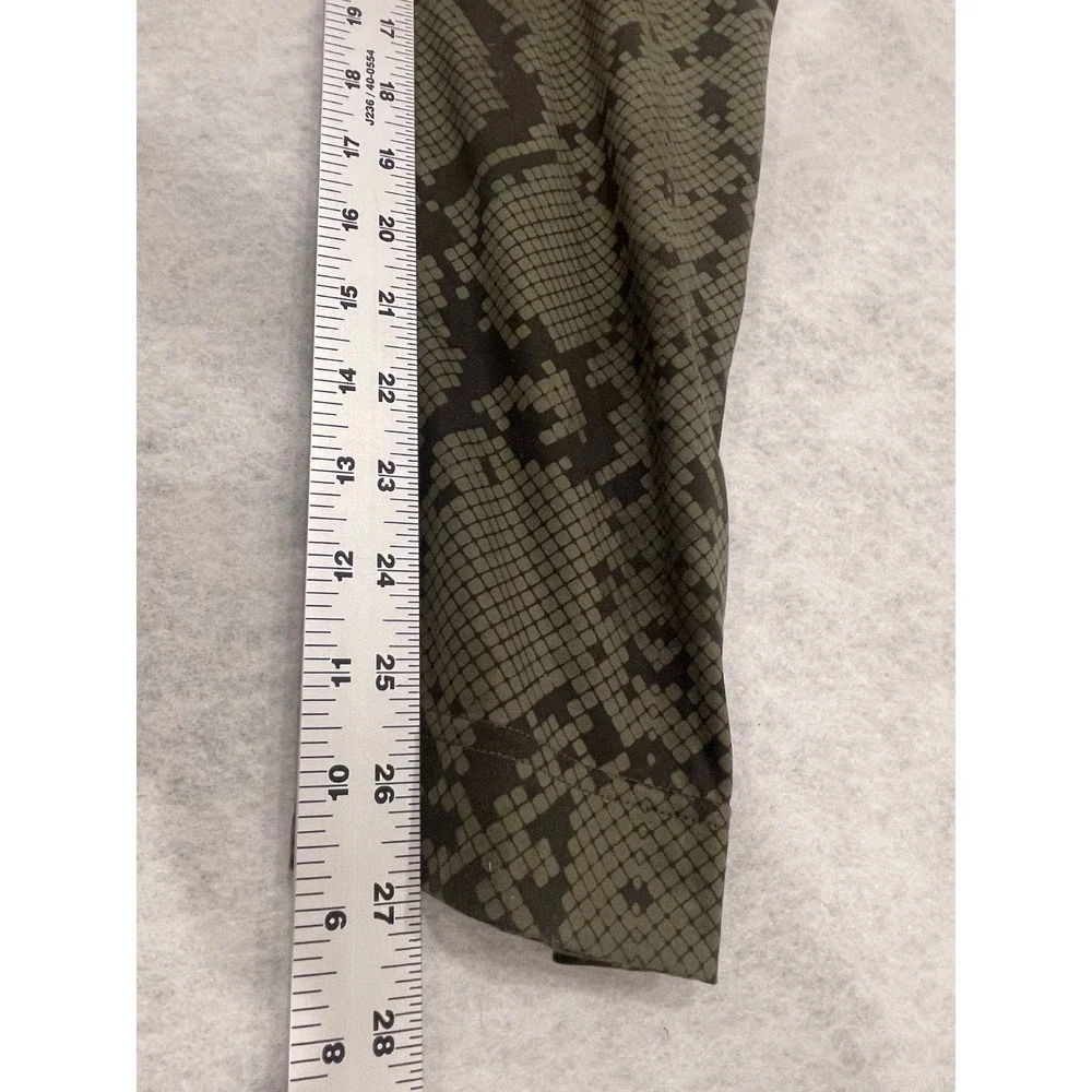 Lululemon Womens‎ On the Fly Jogger 10 Green Snakeskin Athleisure Tapered Pant